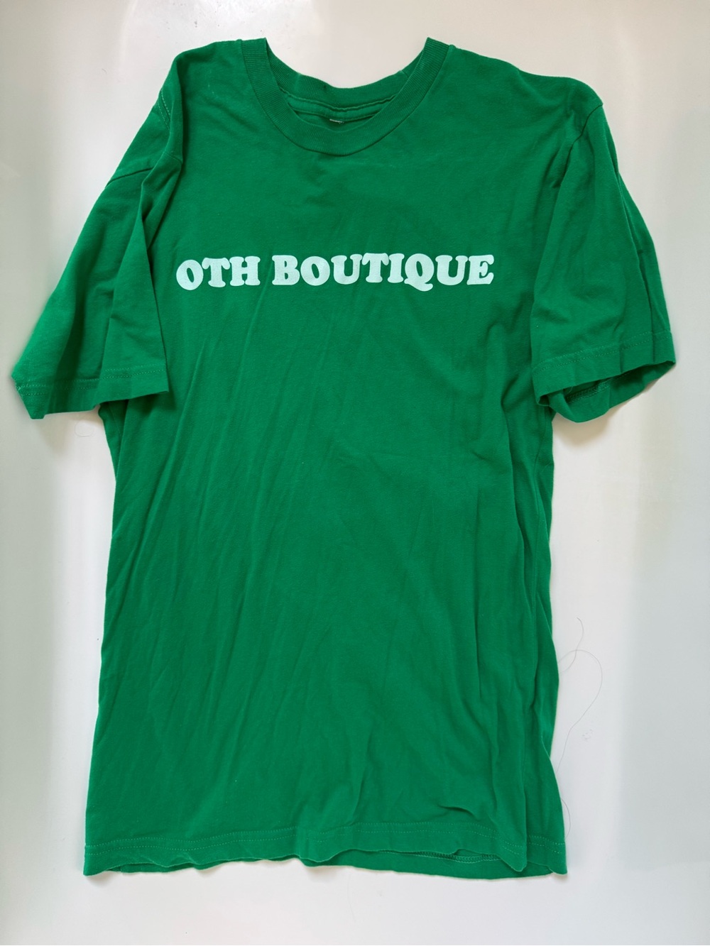 Men’s Green Short-Sleeve Logo Tee